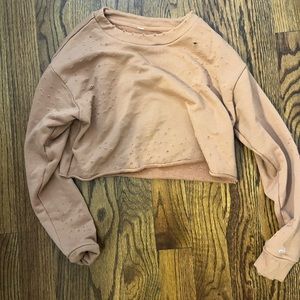 Alo cropped crewneck